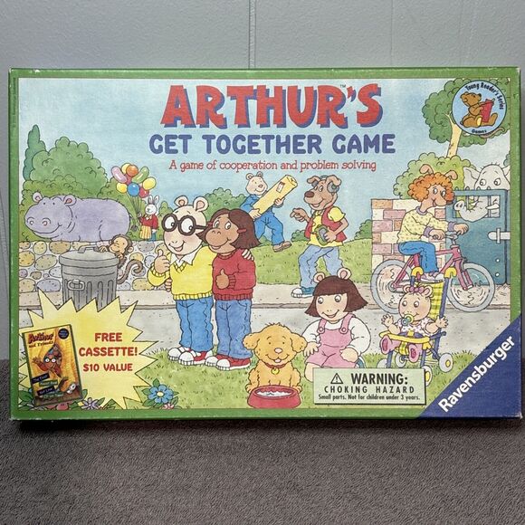 Arthur’s Get Together Game By Ravensburger 2000 Marc Brown Puzzle Board Game - Picture 1 of 12